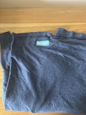 Moby Wrap Baby Carrier Blue Stretchy Sling Newborn to 30lbs