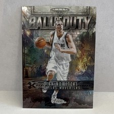 Topps Chrome 2025-26 Dirk Nowitzki #BD-17 Ball of Duty Mavericks NBA Insert