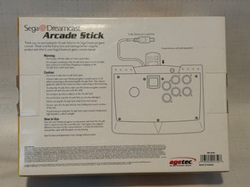 SEGA Dreamcast HKT-7300 Arcade Stick [TESTED] [COMPLETE WITH BOX]