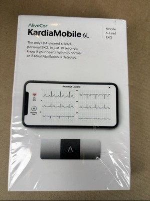 AliveCor KardiaMobile Personal EKG 6L - Wireless 6-Lead EKG Kardia Mobile