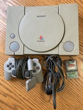 PlayStation 1 Console With One Controler And Memory Tested Working Pre Owned