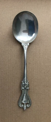 Antique Towle “Old Colonial” Fluted Bowls 1895 Sterling Silver 7",  Cream soup