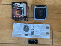 Handy Heater Turbo 800w Electric Wall Outlet Space Heater. New Old Stock. 240v