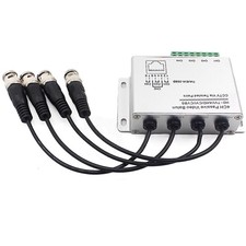 4CH Twisted Pair Transmitter Coaxial HD Passive Video Balun For Video Monitoring