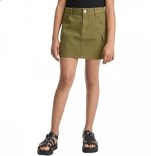 Art Class Girls Size L Large 10/12 Cargo Skirt – Green Mini Mid Rise – New