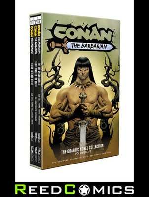 CONAN THE BARBARIAN VOLUME 1-3 SLIPCASE SET DIRECT MARKET JAE LEE VARIANT COVER