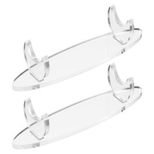 2Pcs Acrylic Pen Holder Display Stand Pen Rack Makeup Brush Organizer Clear