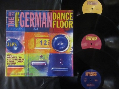 THE BEST OF GERMAN DANCEFLOOR / 3 LP Set Germany 1991 DINO MUSIC 9030400