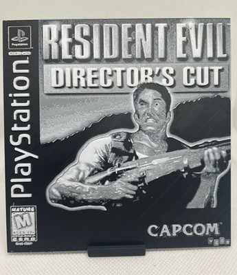 Resident Evil Directors Cut Playstation 1 Merchandise/Disk aus Kunststoff NOGAME