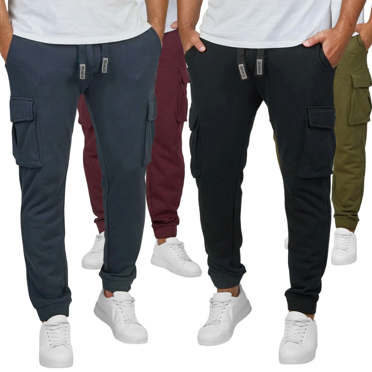 Pantalones Cargo Para Hombre Riverso De Algodón Largos Regular Fit RIVLoris