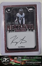 2025 SAGE HIT #NLS-KW Kyle Williams Next Level Signatures Red (Low Series)