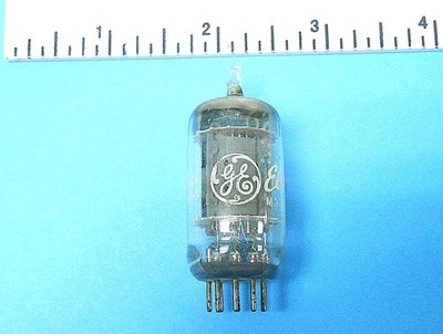 6211 GE ELECTRON TUBE , INDUSTRIAL 12AU7 / LOT OF 5 PIECES/ NEW OLD STOCK