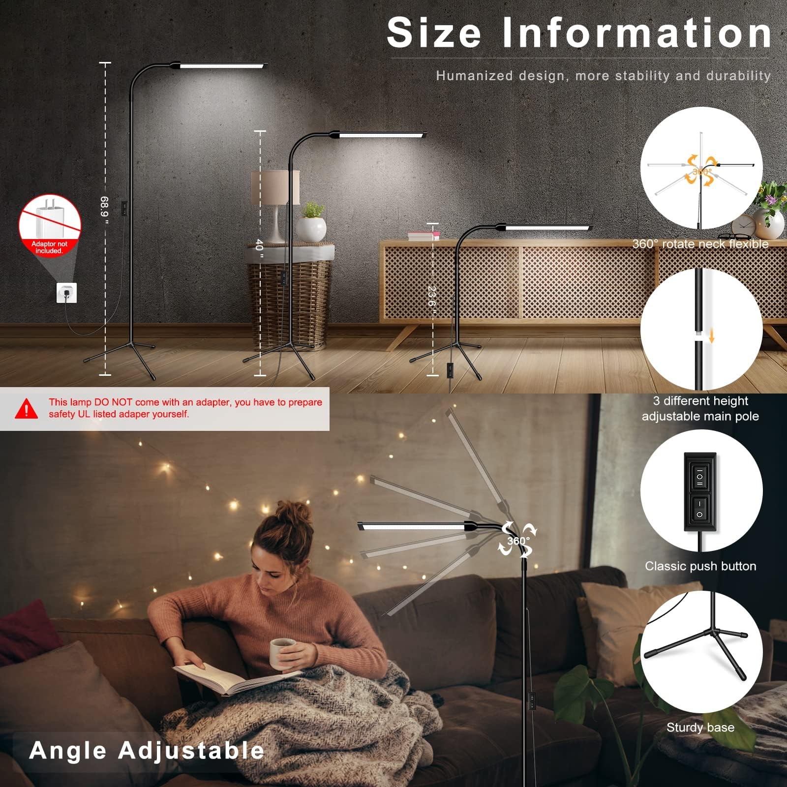 Lampada LED Portatile per Tatuaggi e Ciglia: Basta Ombre sul Lavoro - 3