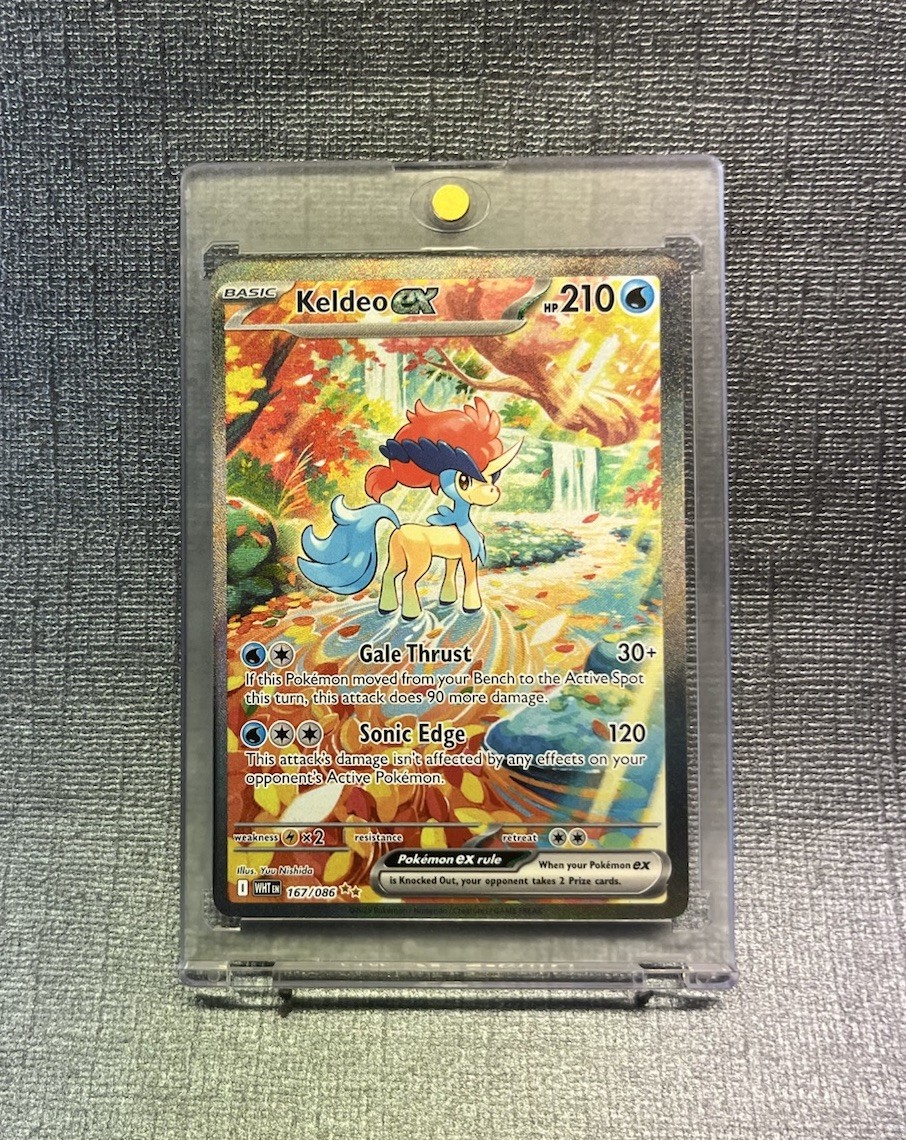 Keldeo ex - 167/086 - ENG Pokemon White Flare - SIR Special Illustration Rare NM