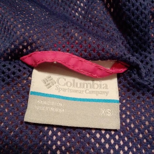 Girls Columbia Omni-Tech Waterproof Lined Jacket XS Pink Purple - Picture 5 of 8