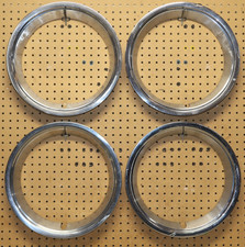 1968 1969 Original Mustang Cougar Torino 14 Style Steel Wheel Trim Ring Set