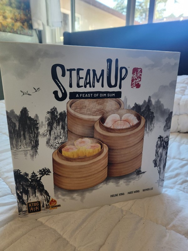 Board Games Steam Up A Feast of Dim Sum- Complete- Sleeved Cards