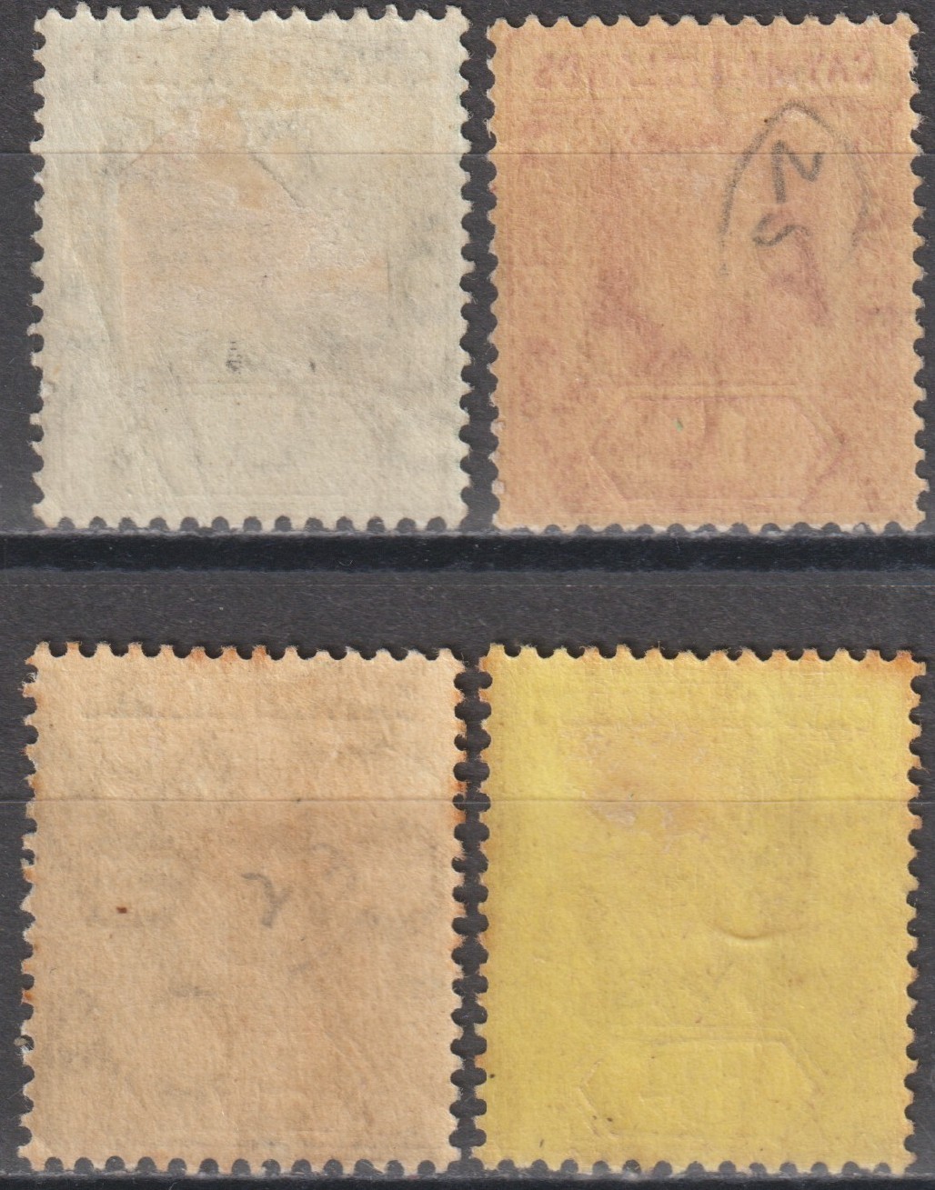 EDSROOM-20799 Cayman Islands 21-24 HR 1907-09 Edward VII CV$19.35