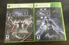 Star Wars: The Force Unleashed I & II ( Xbox 360) Complete - Tested! (MINT)