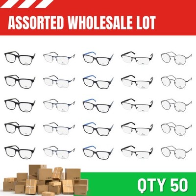 WHOLESALE ASSORTED LOT 50 LACOSTE EYEGLASSES blow-out designer for profit budget