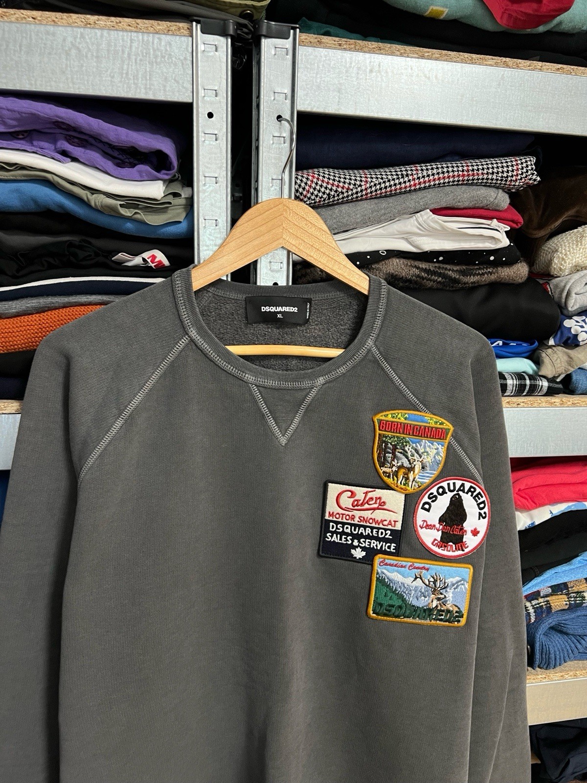 Dsquared2 Men’s Multi Patch Detailed Sweatshirt C… - image 3