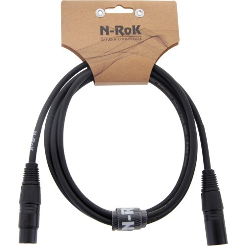 N-RoK Premium Kabel XLR Male XLR Female 2m Neu 2590₽