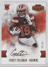 2016 Panini Honors Rookie Auto Gold 6/50 Corey Coleman #88 Auto un2