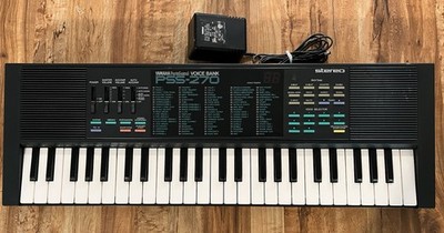 鍵盤楽器 Yamaha Voice Card RCD103 YS100YS200 B200 Yamaha PSS-270 PortaSound Voice Bank Electronic Keyboard w/Power