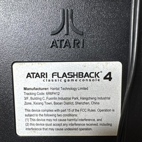 Atari Flashback 4 Home Console, Power Supply & 2 Joysticks (Pre-owned-UNTESTED)