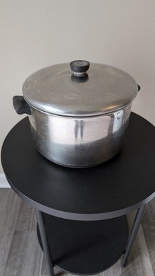 Vintage Faberware Aluminum Clad Stainless Steel 8 Qt Stock Pot W/Lid Bronx NY