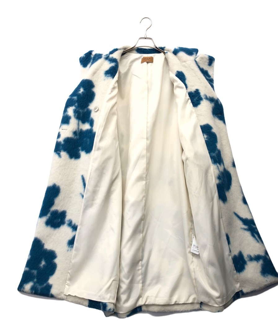 Ameri UND SHADOW FLOWER WOOL COAT 2320760360 Whit… - image 6