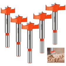 Forstnerbohrer Set Holzbohrer Profi 30mm 40mm 45mm 50mm 60mm 5 St&uuml;ck