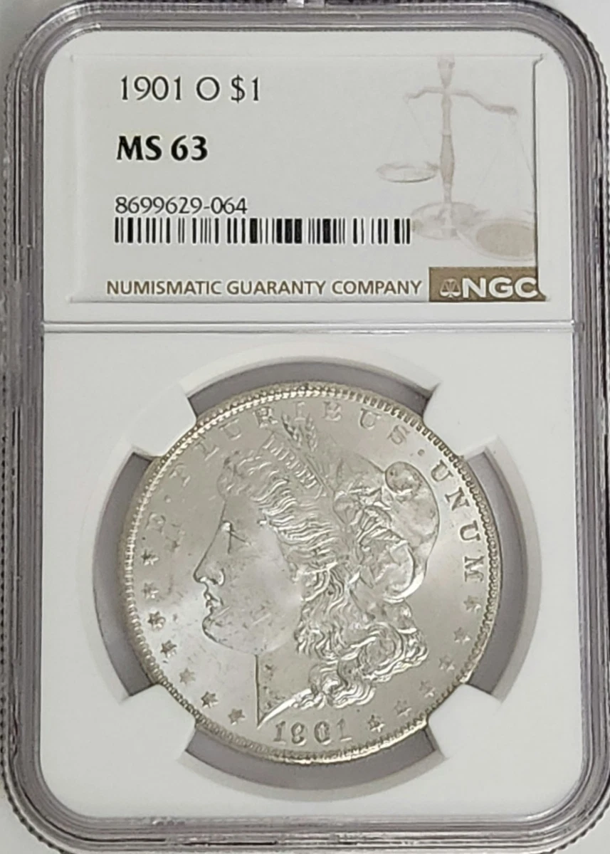 MS 63 Graded 1901 Year Morgan US Dollars (1878-1921) for sale | eBay