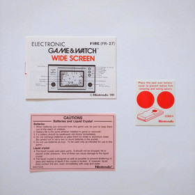 Nintendo Game & Watch FIRE Overseas Version Vintage 1981 LCD Handheld Tested