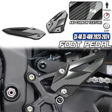 Rearsets Foot Peg Protector Guard Plates For Kawasaki ZX-4R ZX-4RR 2023-2024