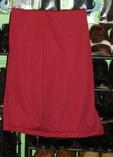 Vintage Ladies 70s 80s Cranberry Red Pants Double Knits RETRO, Size 40 Plus