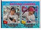 2026 Topps Heritage Blue Sparkle Batting Leaders Aaron Judge Turner