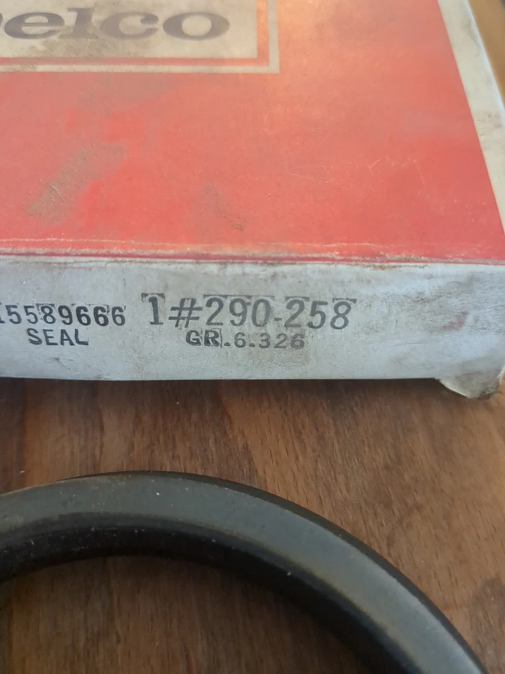 NUEVO sello de rueda interior delantero Delco 290-258 Chevy GMC K2500 K3500 4x4 1988-2000 Foto 2 de 3