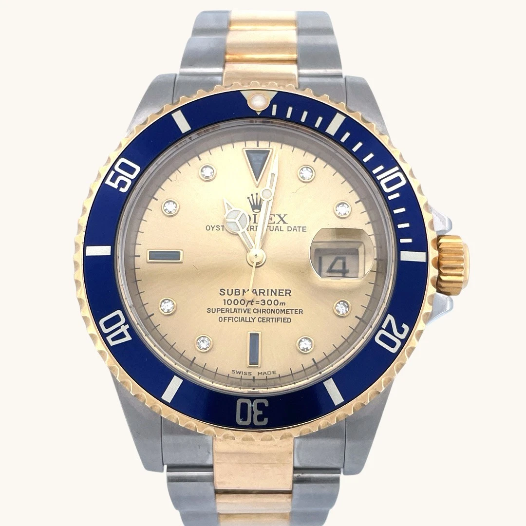 Rolex Submariner Yellow Gold Band Wristwatches for sale | eBay
