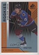 2018 SP Game Used Authentic Rookies Orange Rainbow 52/100 Sheldon Dries #191 z6b