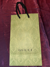 Gucci Paper Gift Shopping Bag 11.5 x 6.75 x 4.25