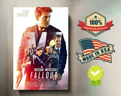 Mission Impossible - Fallout (2018) 8x12 Metal Movie Poster   