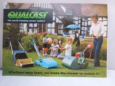 Qualcast Lawnmower Illustrated Brochure 1975
