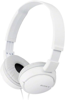 Sony MDR-ZX110 faltbarer Bügelkopfhörer Kabelgebunden Stereo Weiß Leicht