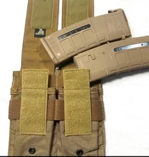 US Military USMC Eagle Industries Double Mag Pouch MP2-M4/2-MS-COY Brown New
