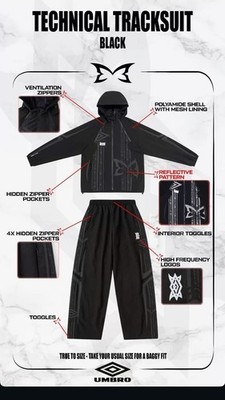 Mertra x Umbro Reflective Technical Jacket | eBay