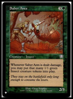 Saber Ants U The List Reprints 267/350 - MTG