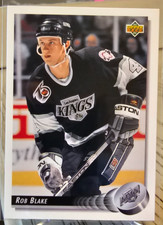 1992-93 Upper Deck Rob Blake #140 Los Angeles Kings