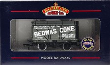 Bachmann 37-205 8 Plank Wagon with Coke Rails No. 621 in Bedwas Coke Grey Livery