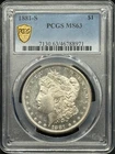 1881 S Morgan Silver Dollar PCGS MS-63